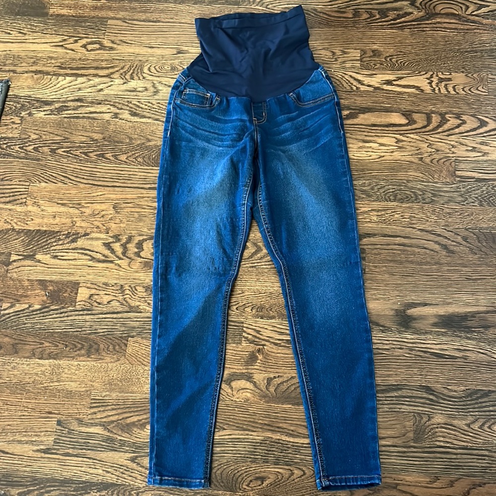 Indigo Blue large maternity jeans